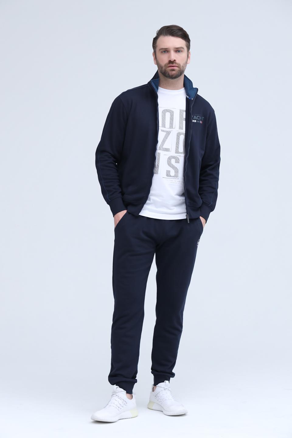 Кардиган Granchio синий с капюшоном