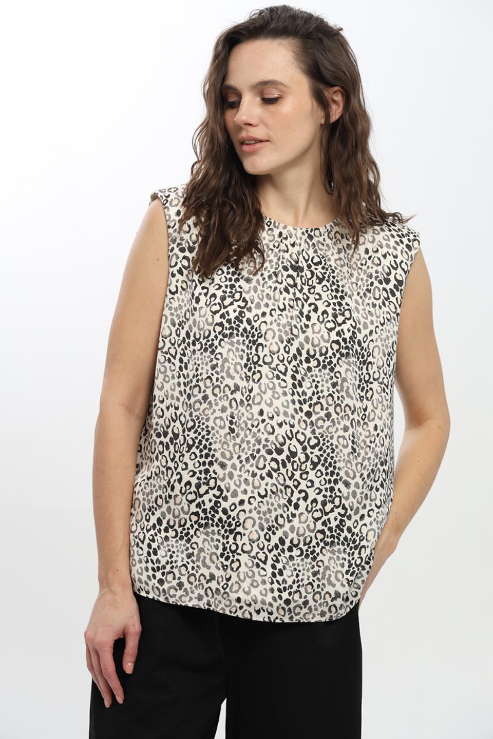 Топ Marc Aurel с леопардовым принтом