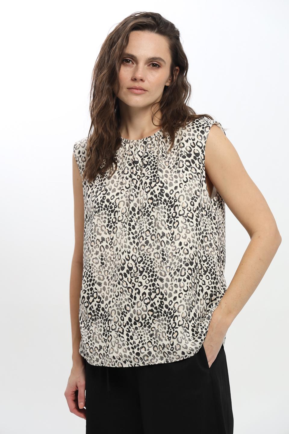 Топ Marc Aurel с леопардовым принтом