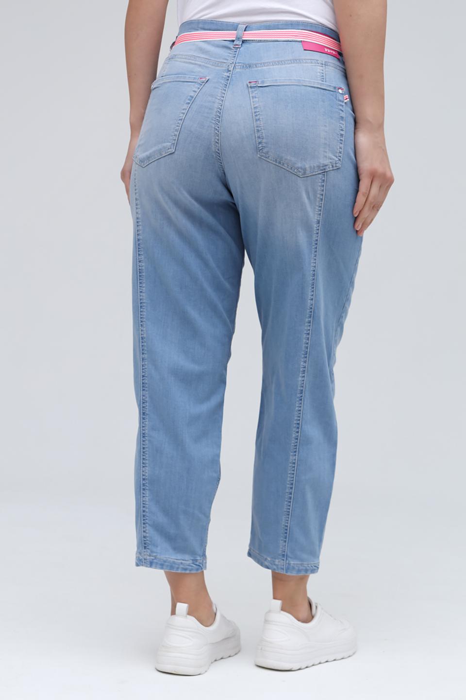 Джинсы Ppep. с завязками голубые