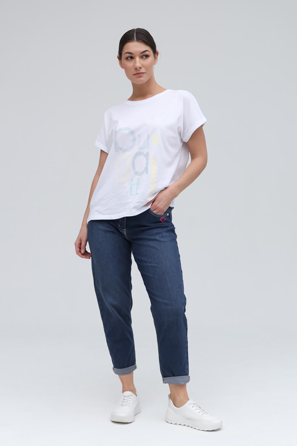 Джинсы Ppep. mom fit синие