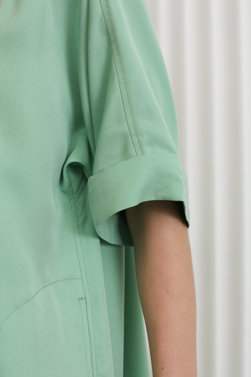 Платье Lecomte мятное