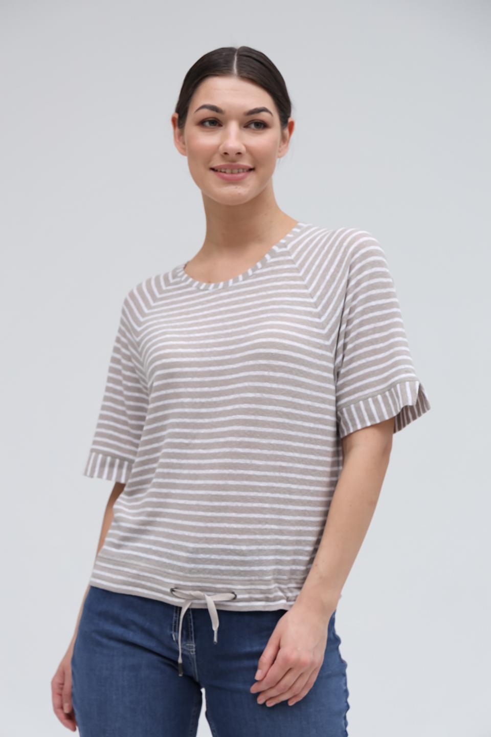 Пуловер Lecomte в полоску