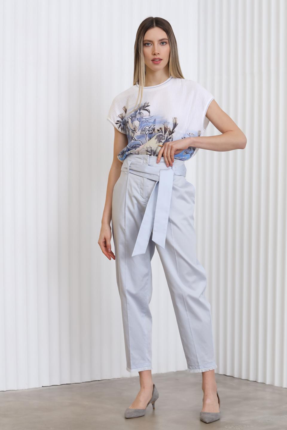 Пуловер Marc Cain с принтом птиц