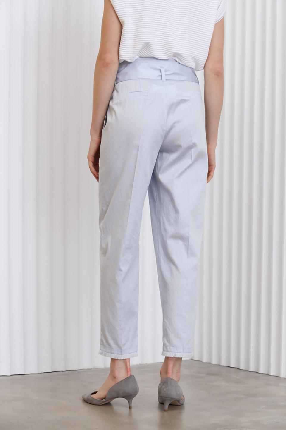 Брюки Marc Cain с поясом светло-серые