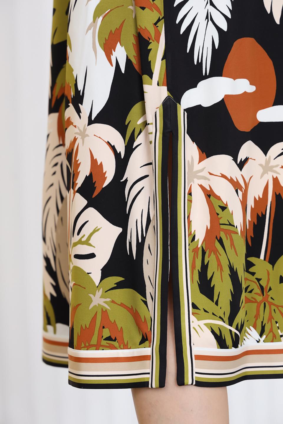 Платье Marc Cain с тропическим принтом