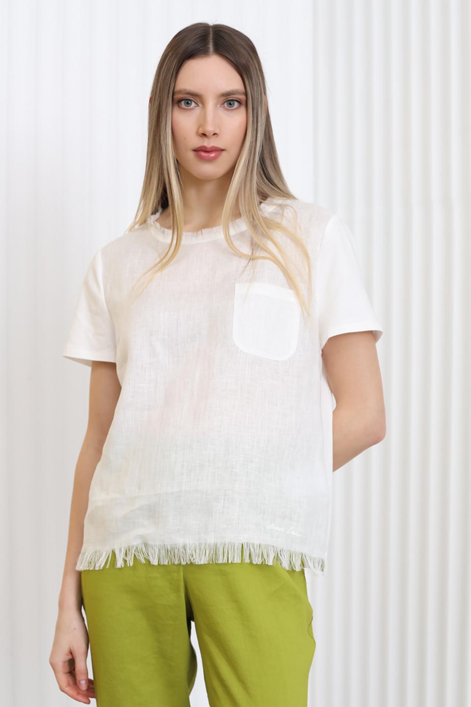 Блуза Marc Cain с бахромой