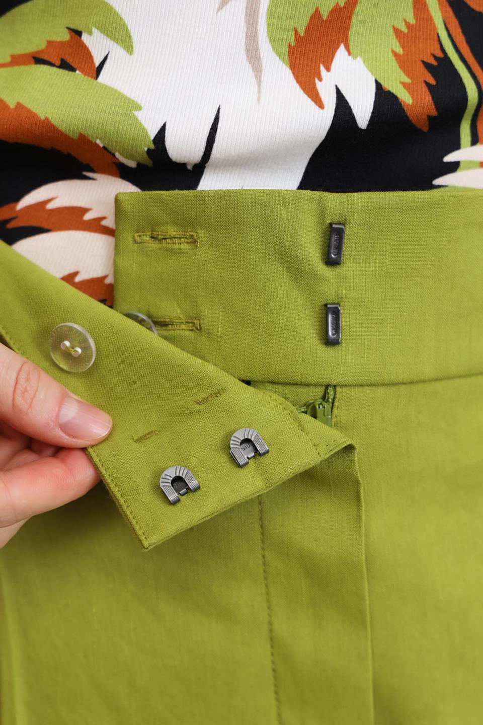 Брюки Marc Cain оливковые