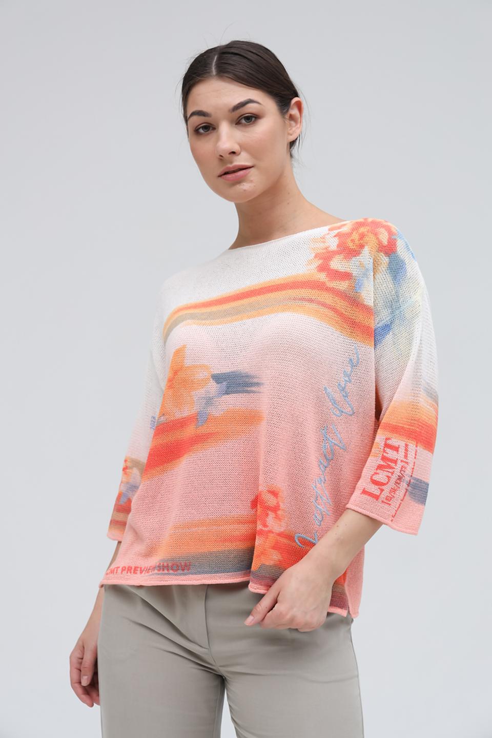 Джемпер Lecomte с принтом