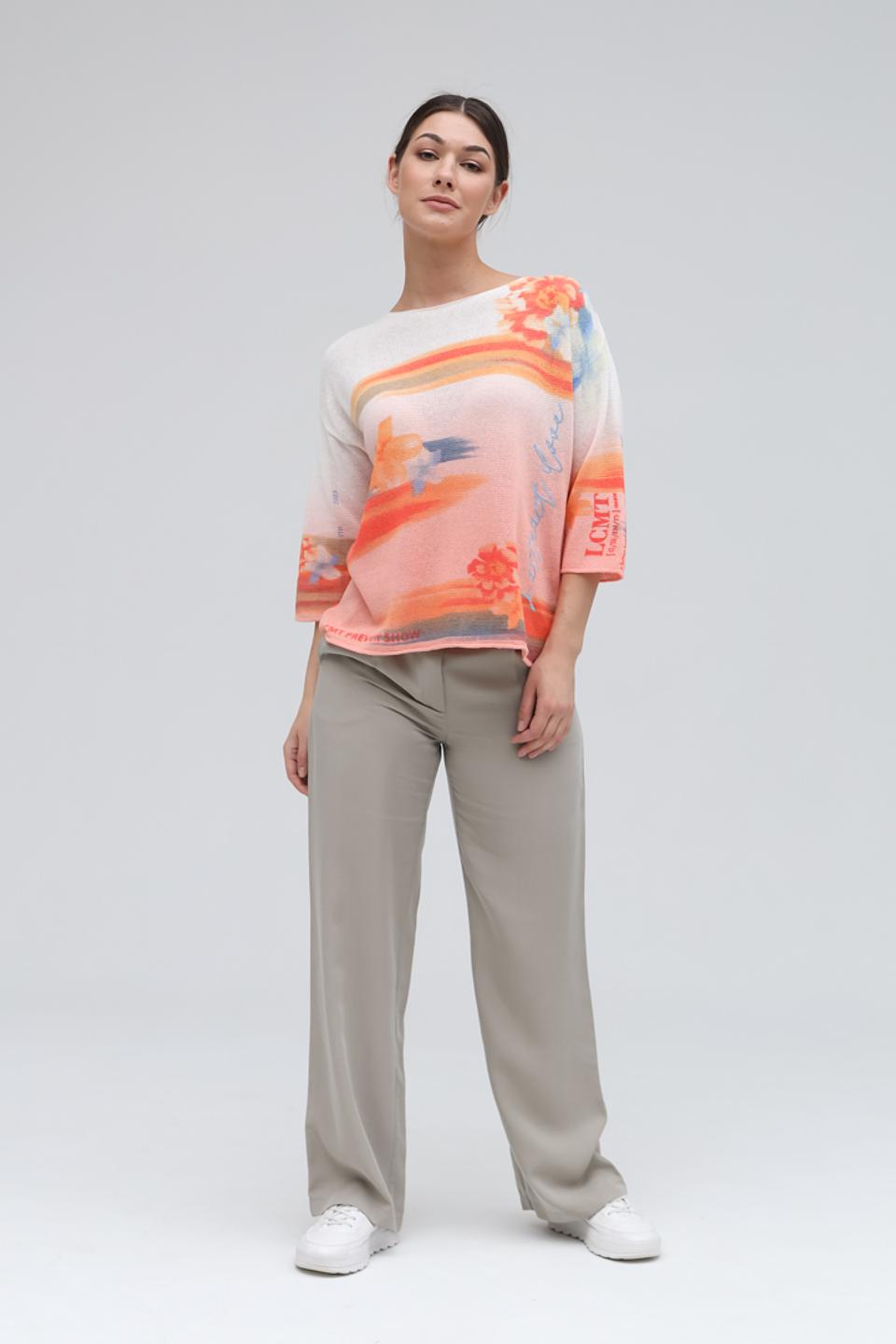 Джемпер Lecomte с принтом