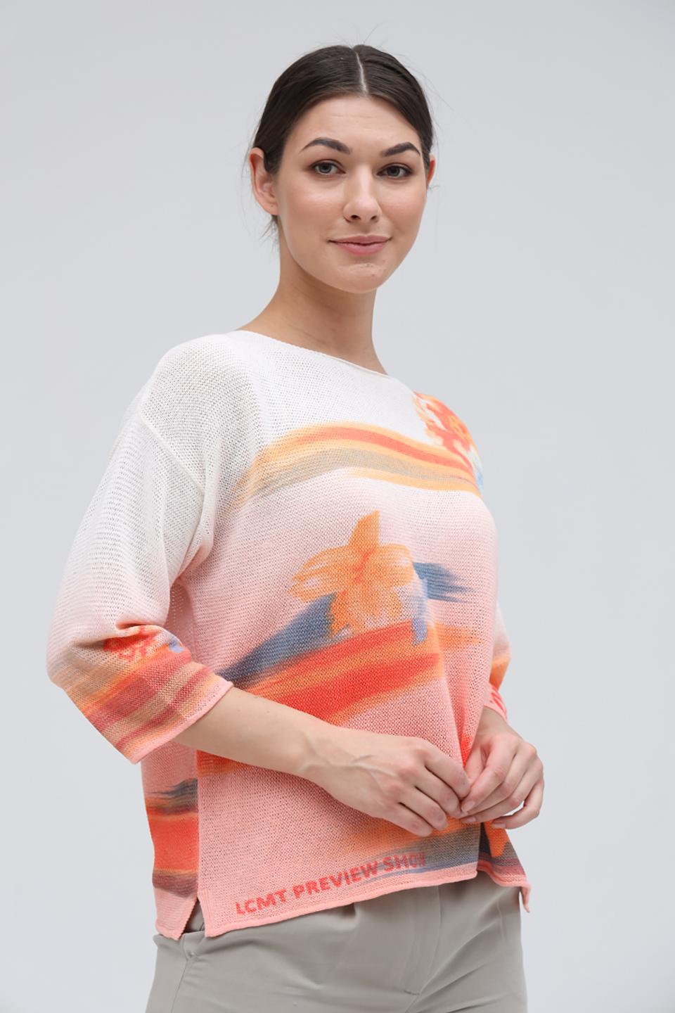 Джемпер Lecomte с принтом