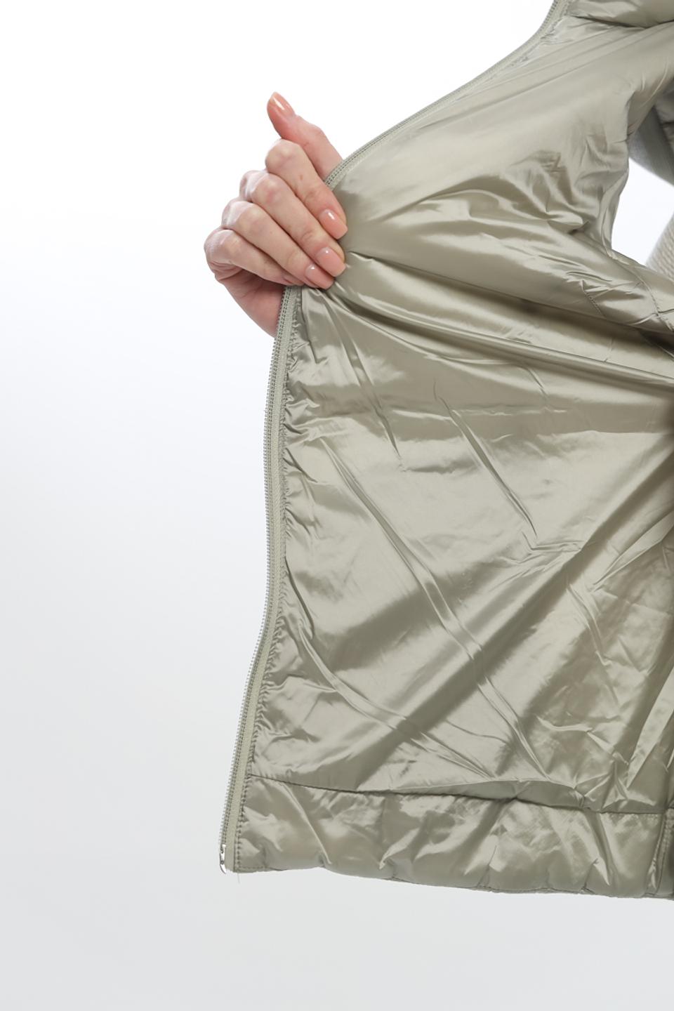 Жилет Monari стеганый с капюшоном бежевый
