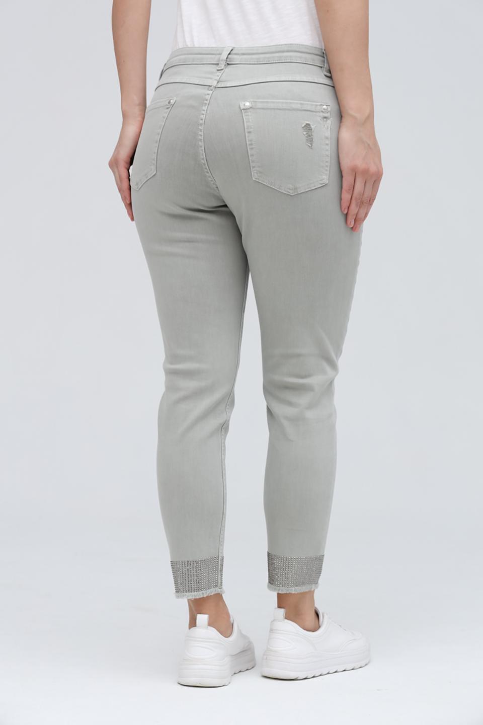 Джинсы Monari серые с потертостями