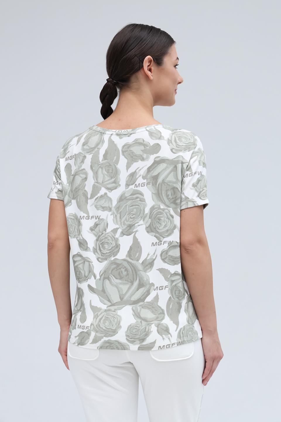 Блуза Monari с принтом и стразами