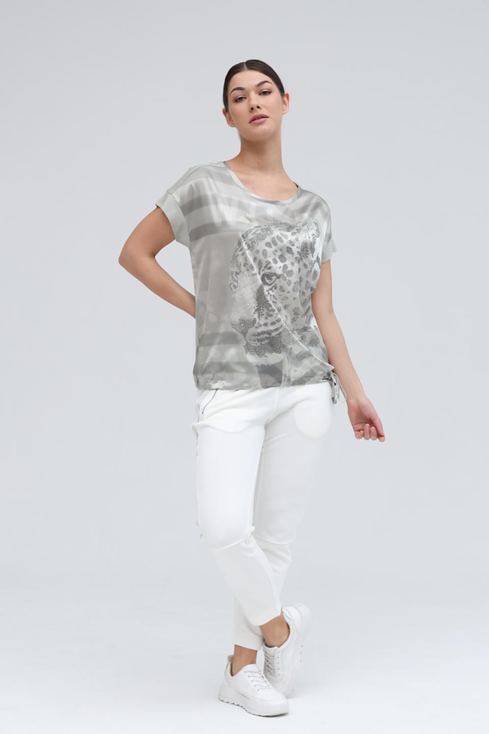 Блуза Monari с принтом и декором