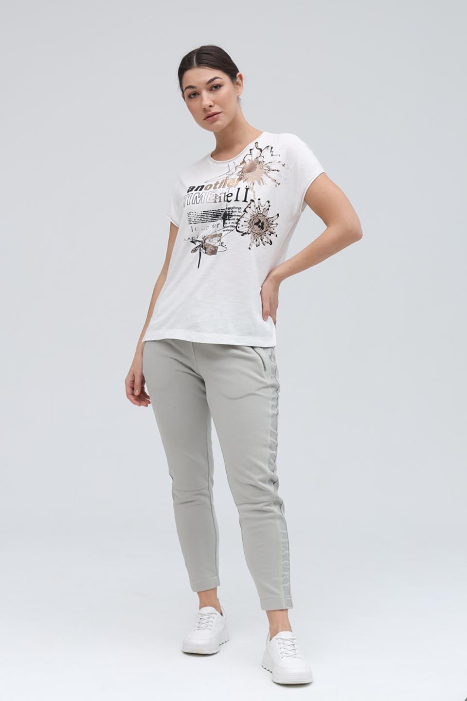 Футболка Lecomte с принтом