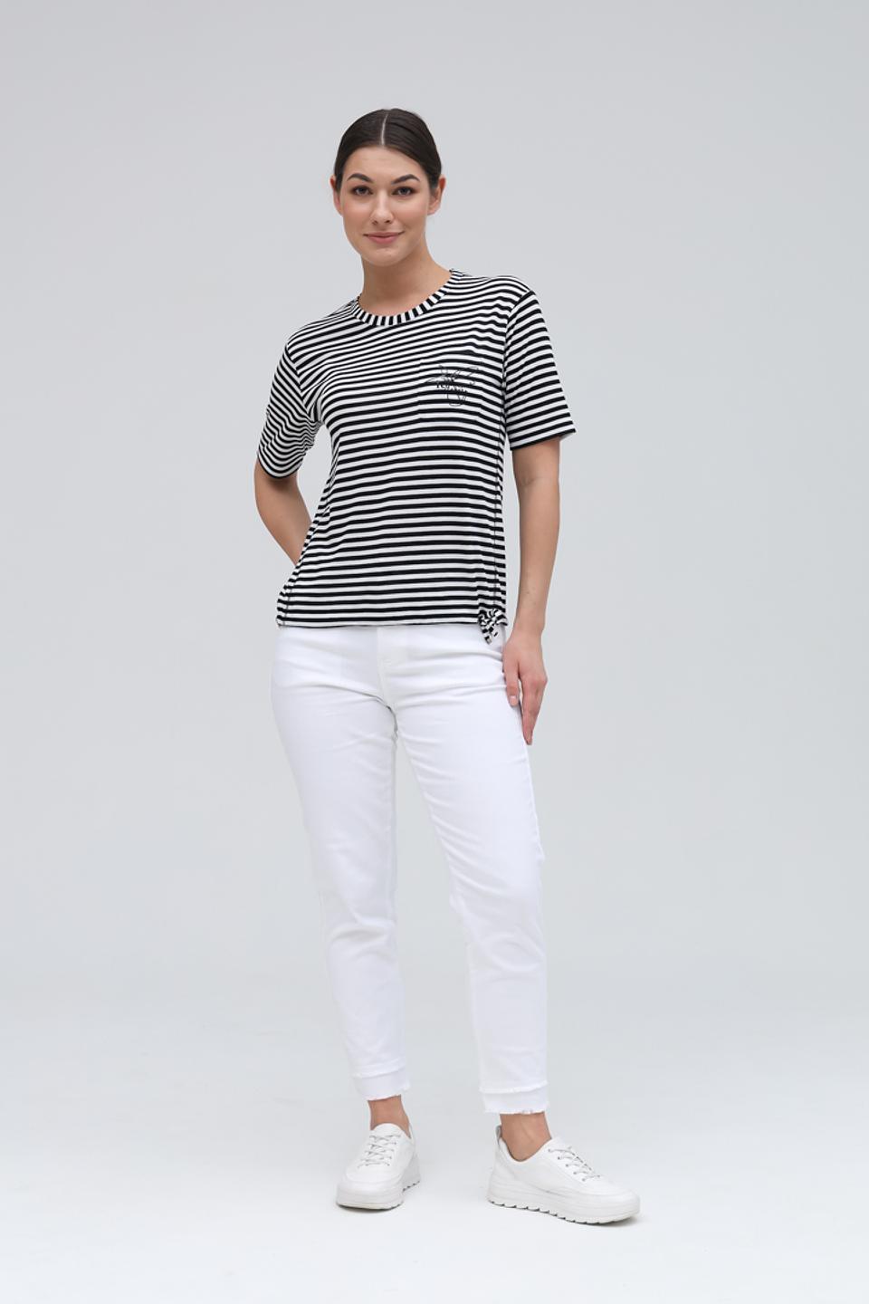 Футболка Lecomte в полоску