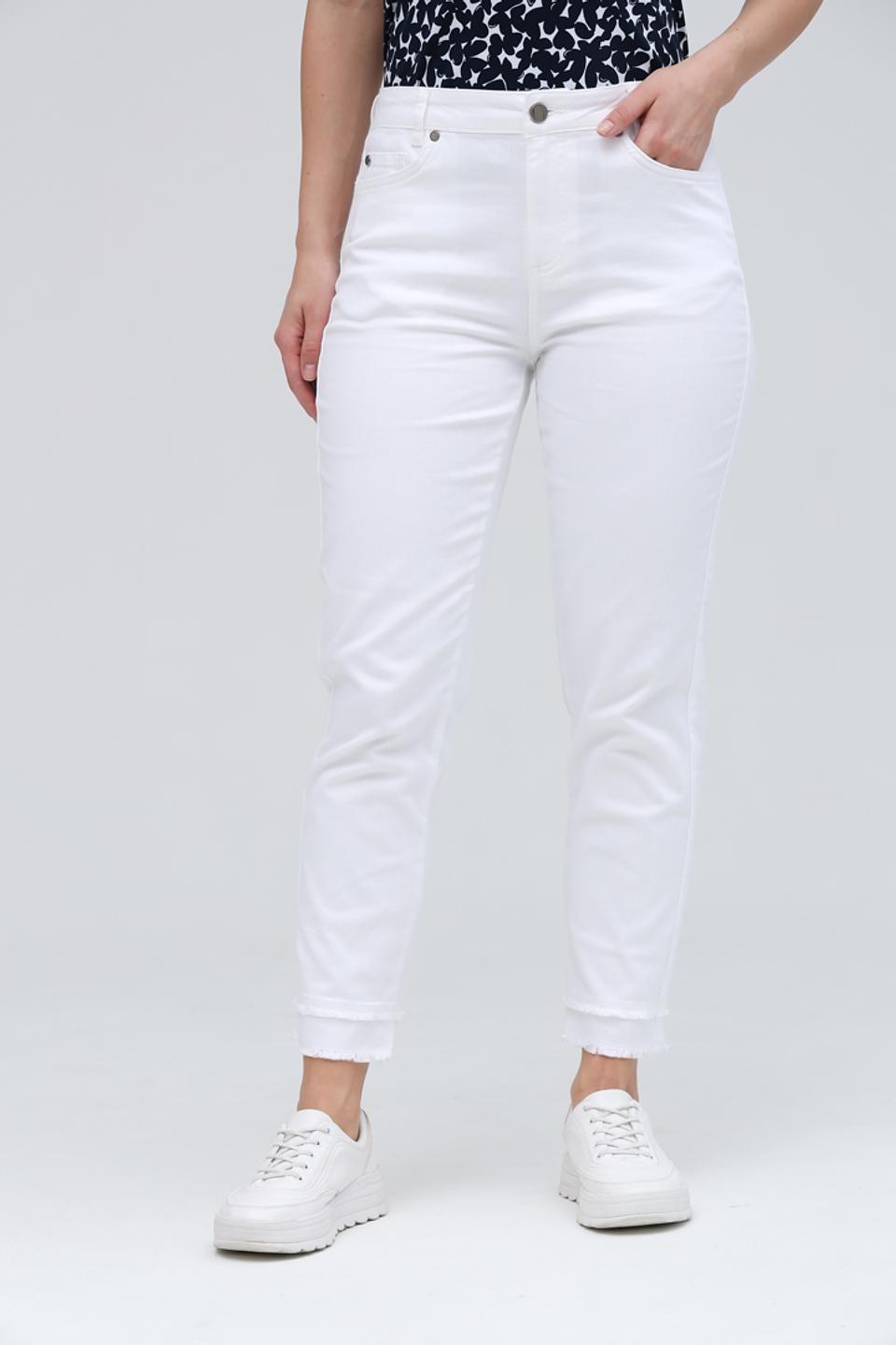 Джинсы Lecomte с необработанным краем