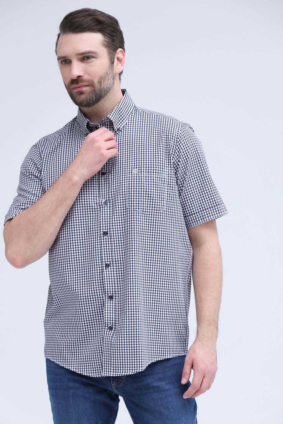 Рубашка кр Casa Moda в клетку