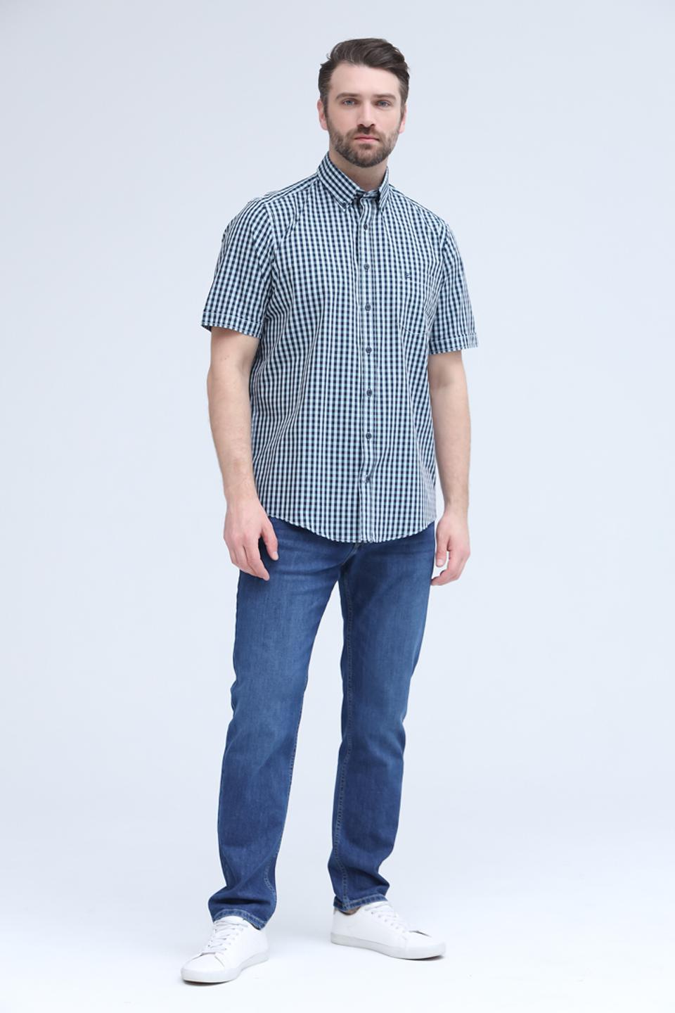 Рубашка кр Casa Moda в клетку