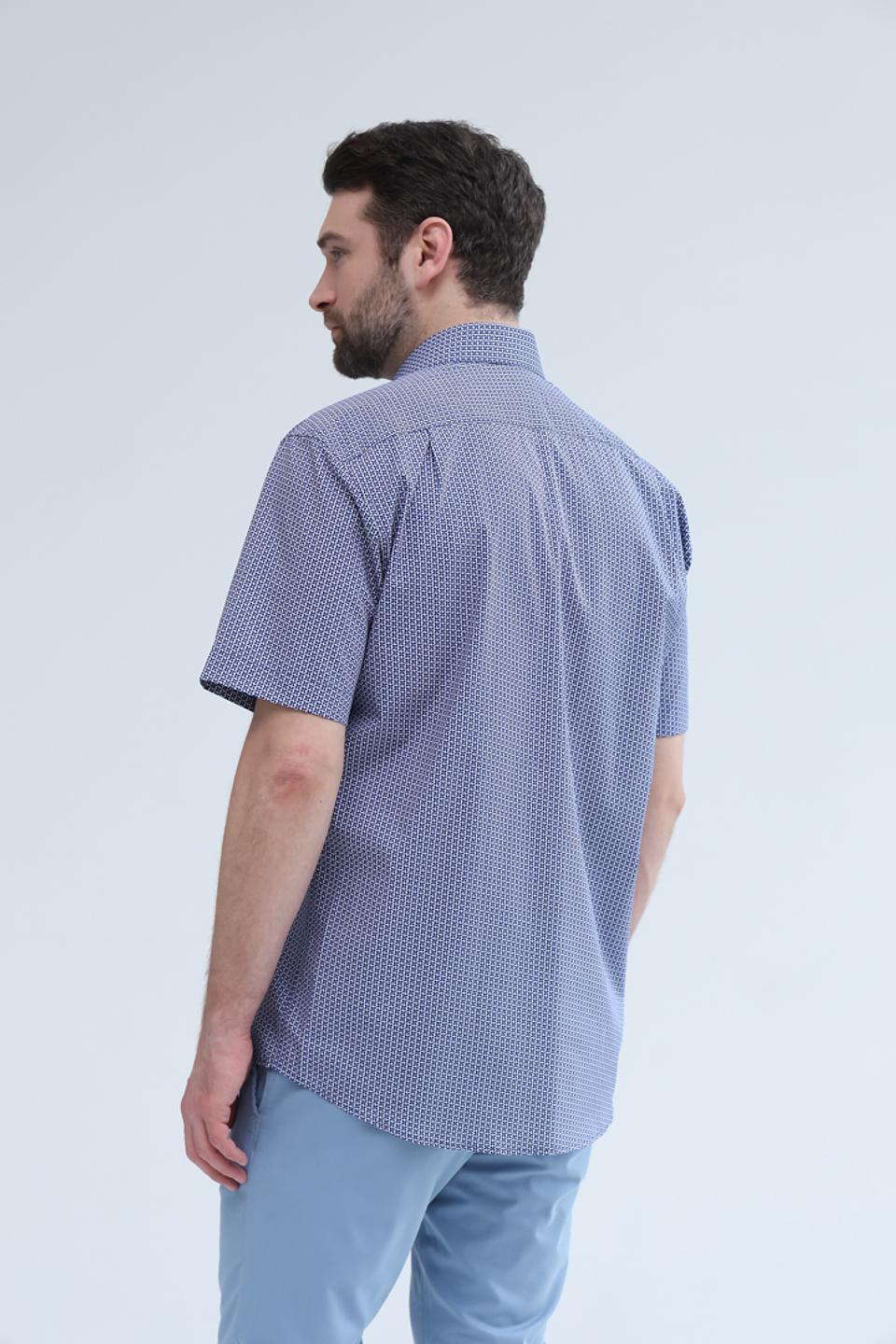 Рубашка кр Seidensticker в горошек