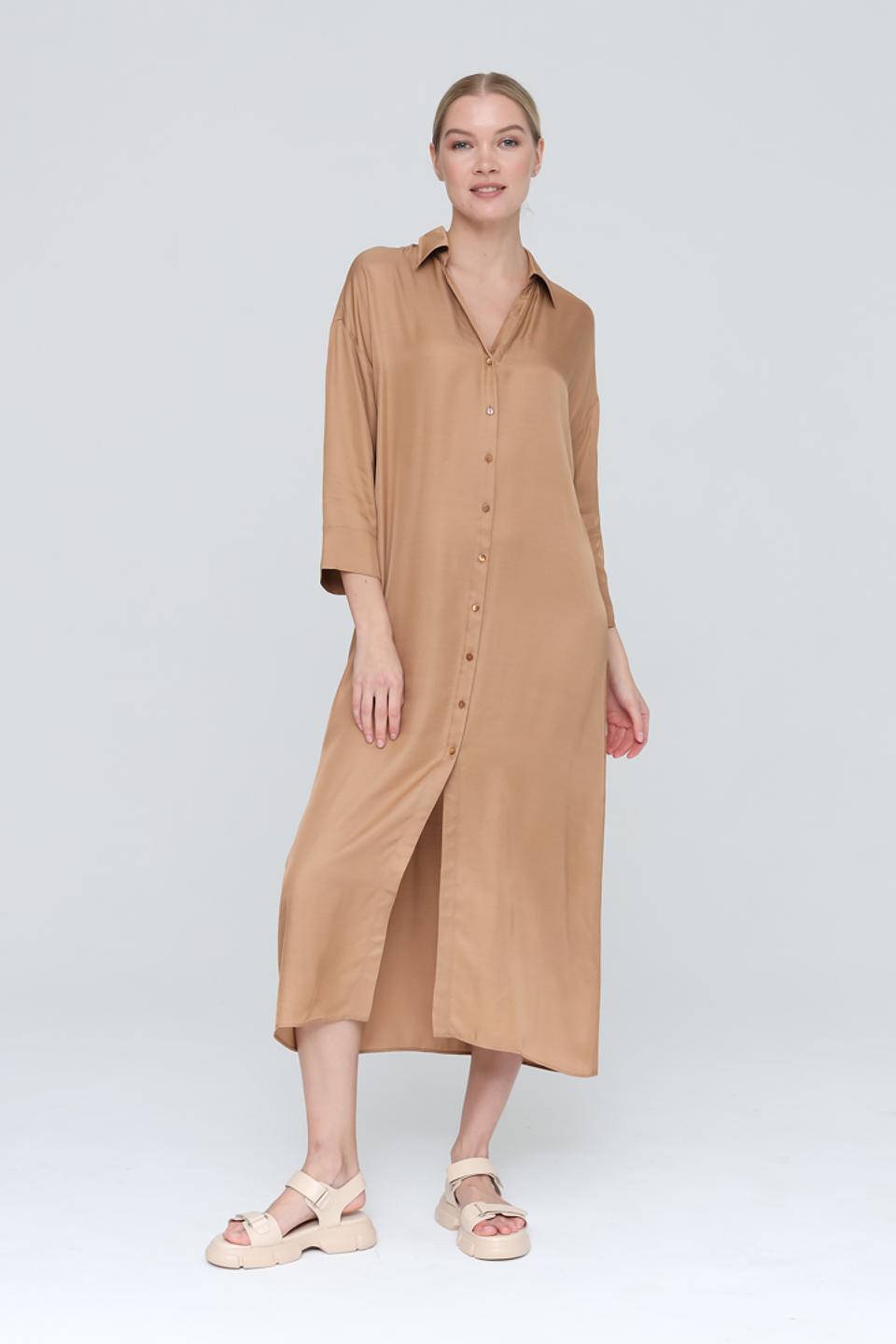 Платье Penny Black бежевое рубашка