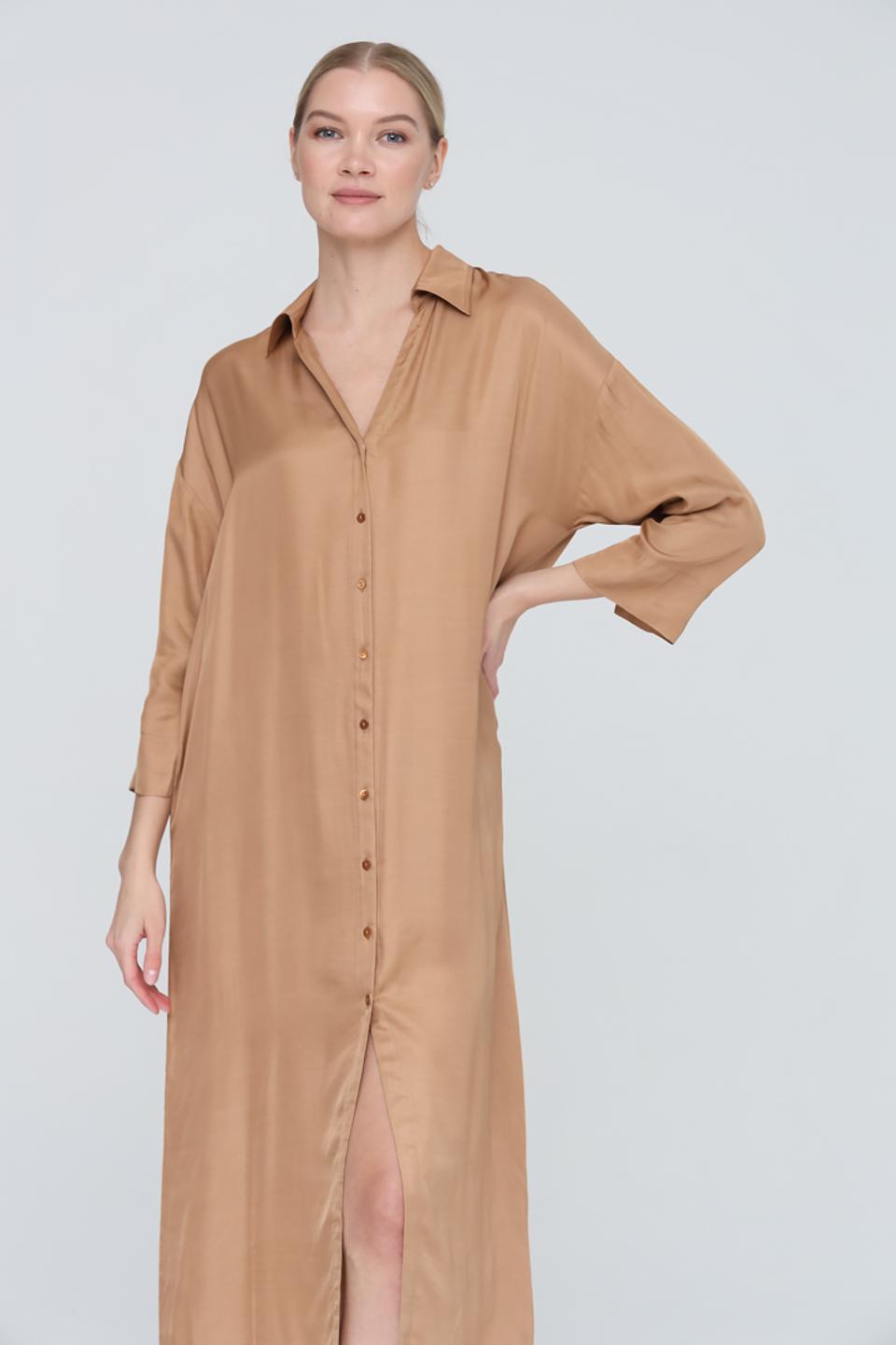 Платье Penny Black бежевое рубашка