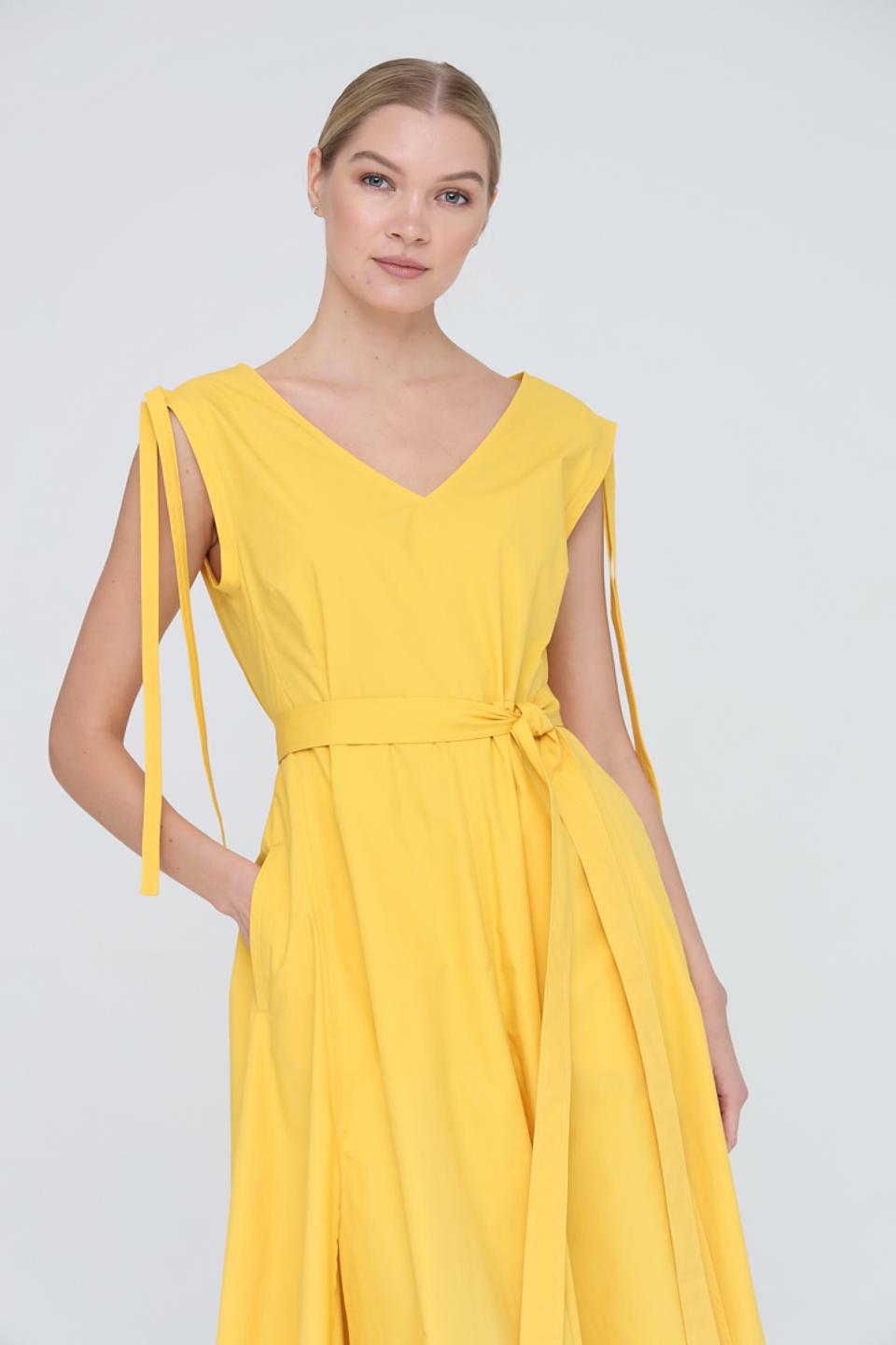 Платье Twin Set Actitude жёлтое