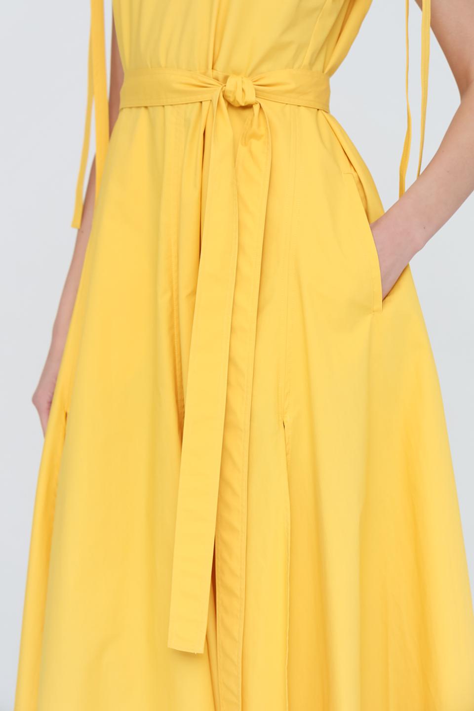 Платье Twin Set Actitude жёлтое