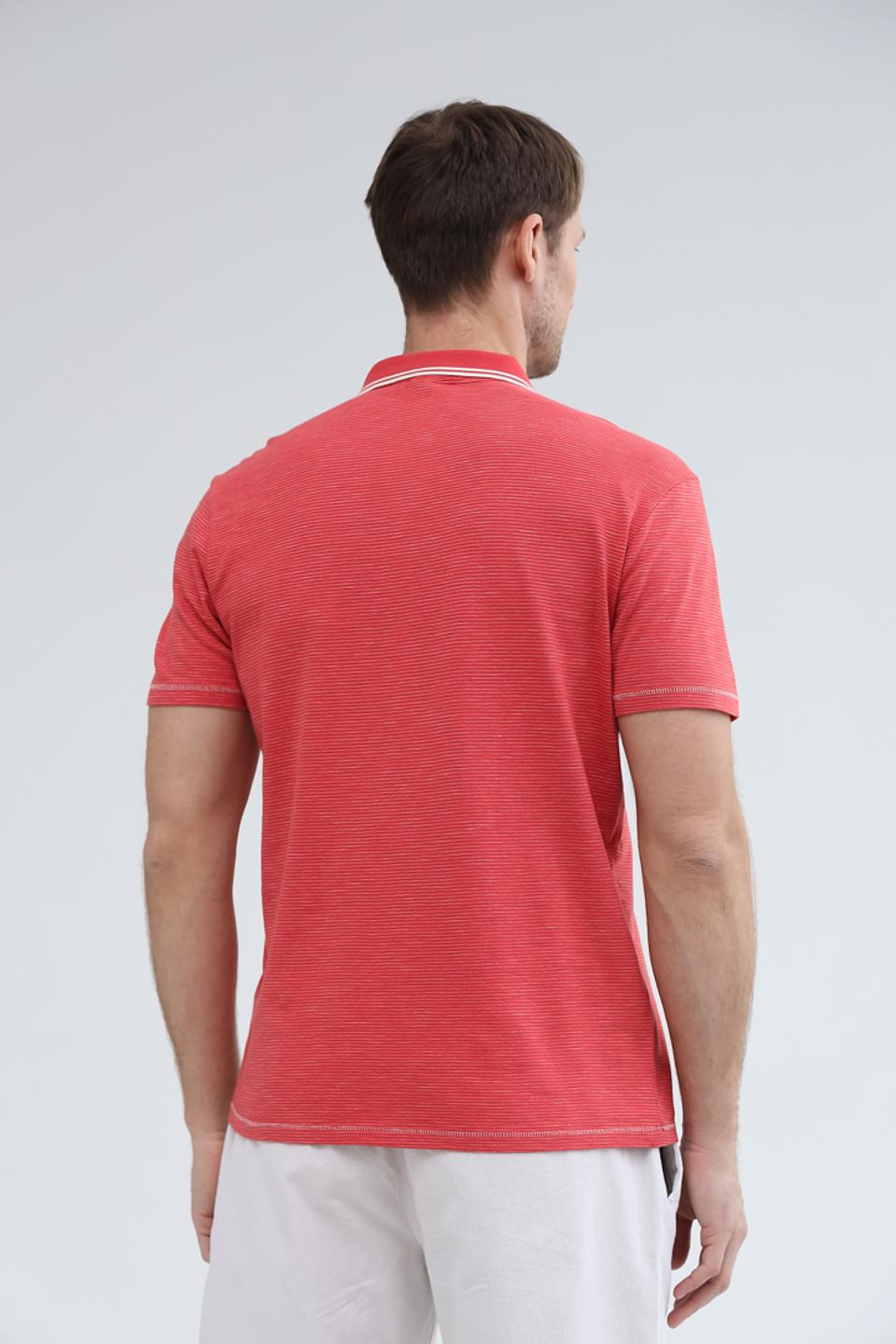 Поло Lerros в полоску красный