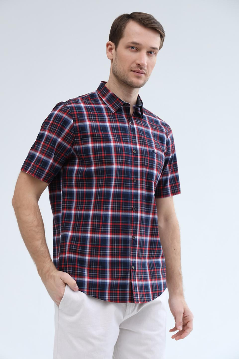 Рубашка кр Lerros клетка