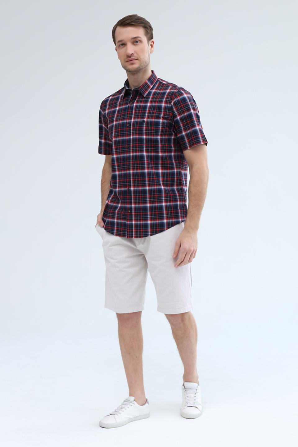 Рубашка кр Lerros клетка