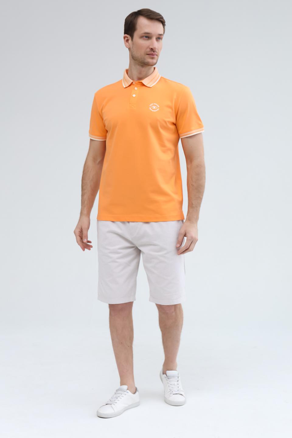 Поло Tom Tailor оранжевый