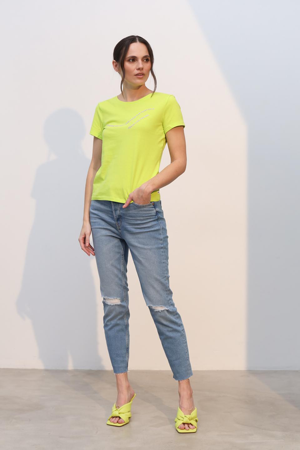 Футболка Tom Tailor denim girl лайм