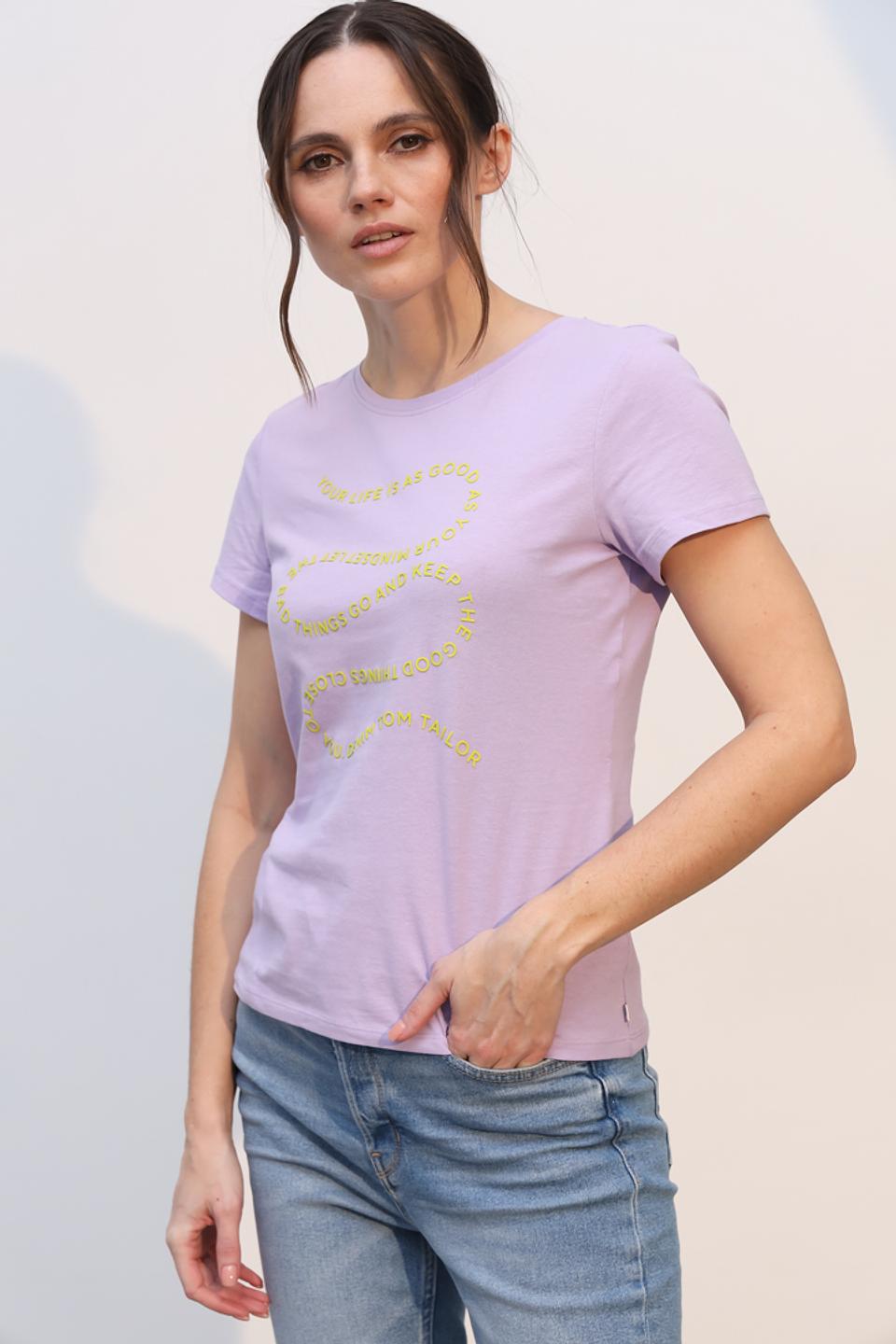 Футболка Tom Tailor denim lilac