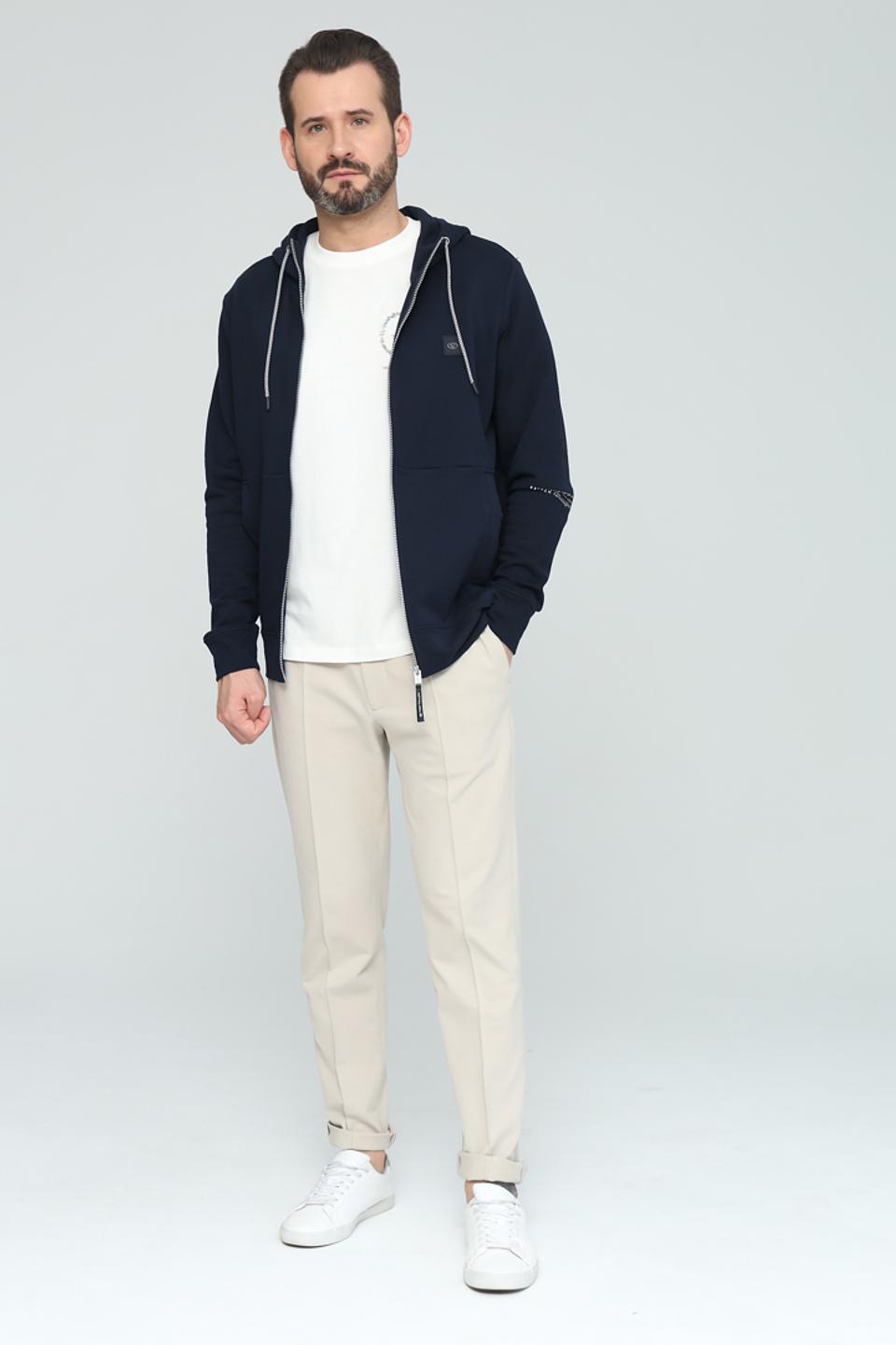 Кардиган Tom Tailor синий на молнии