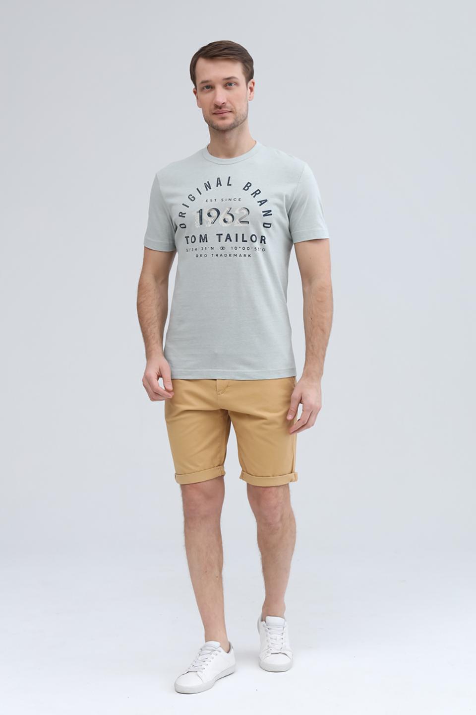 Футболка Tom Tailor с логотипом мятный