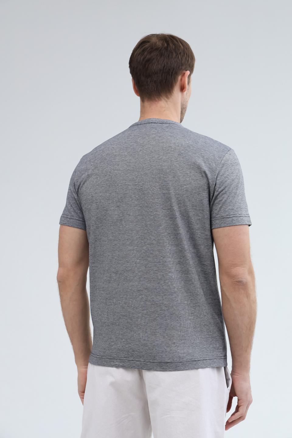 Футболка Tom Tailor серая с логотипом