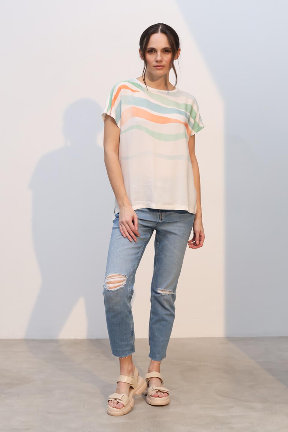 Футболка Tom Tailor с волнами