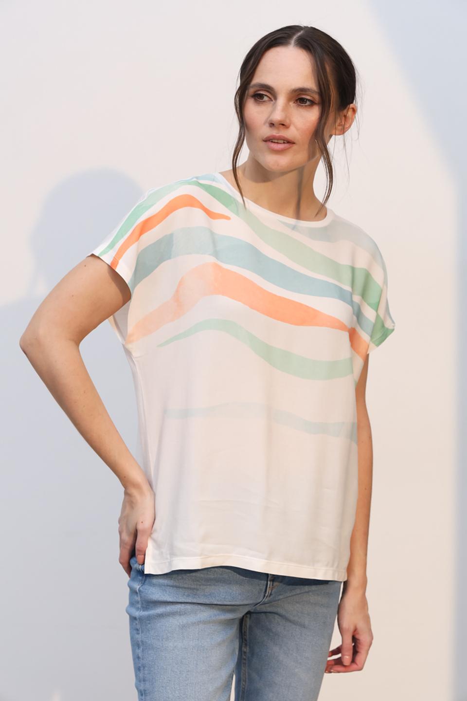 Футболка Tom Tailor с волнами