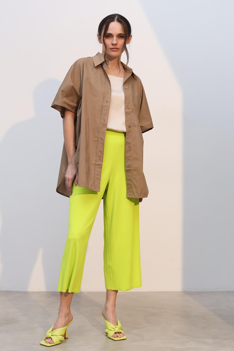 Брюки кюлоты Tom Tailor лайм