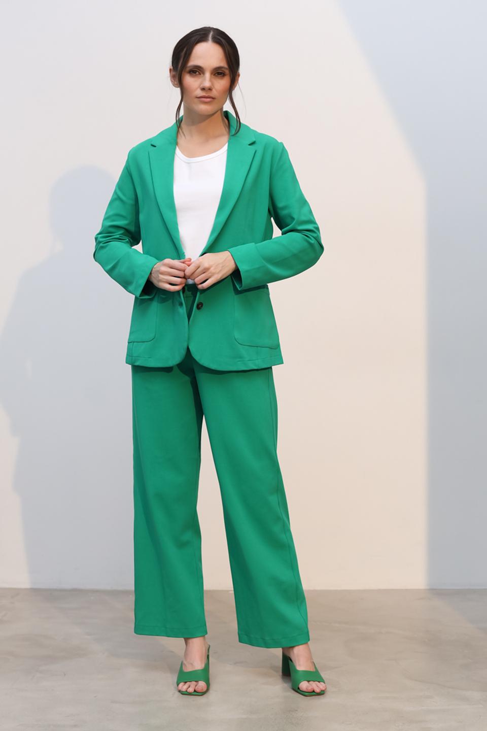 Брюки прямые Marc O Polo зелёные