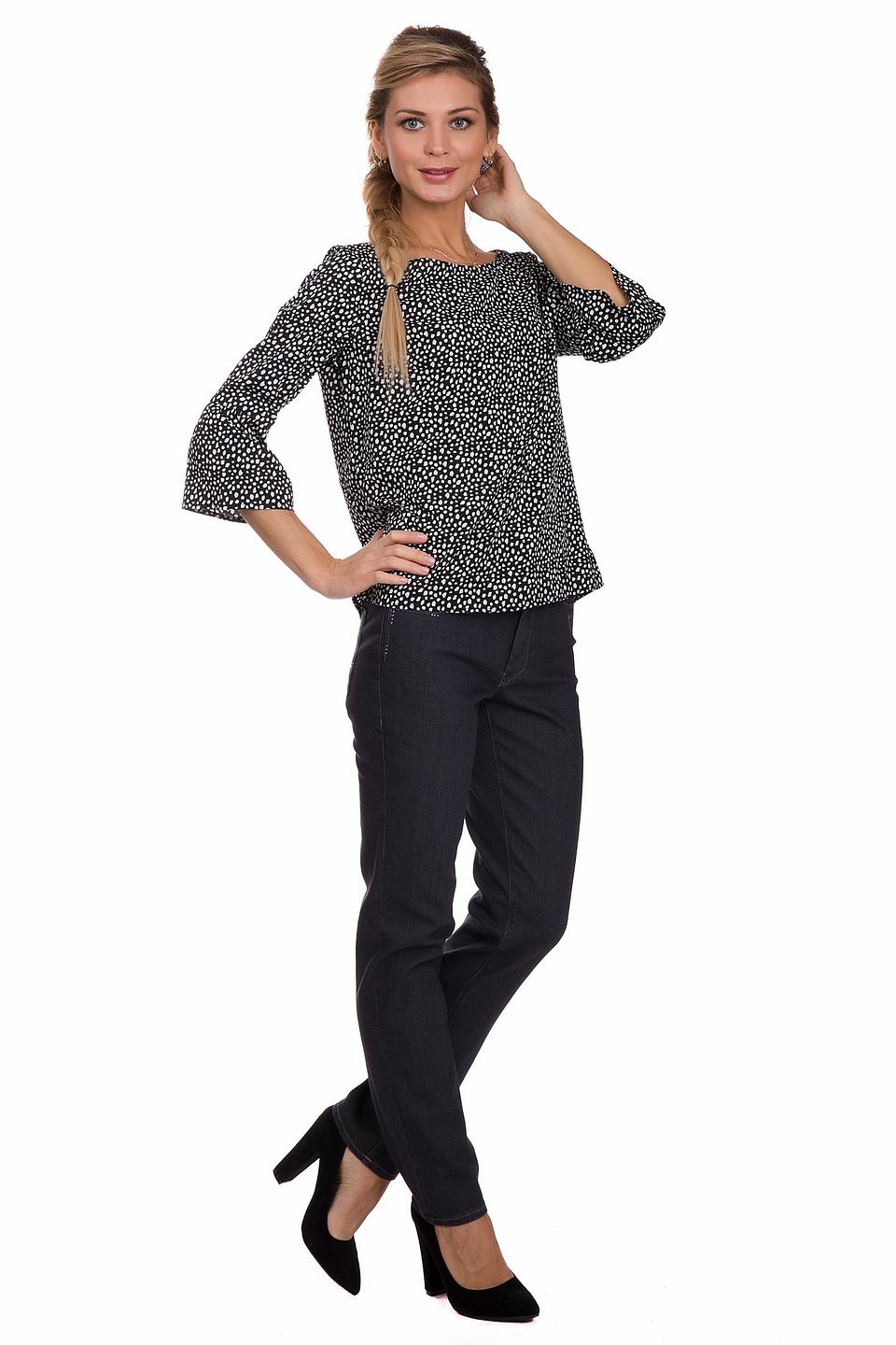 Блуза Tom Tailor в горошек чёрный