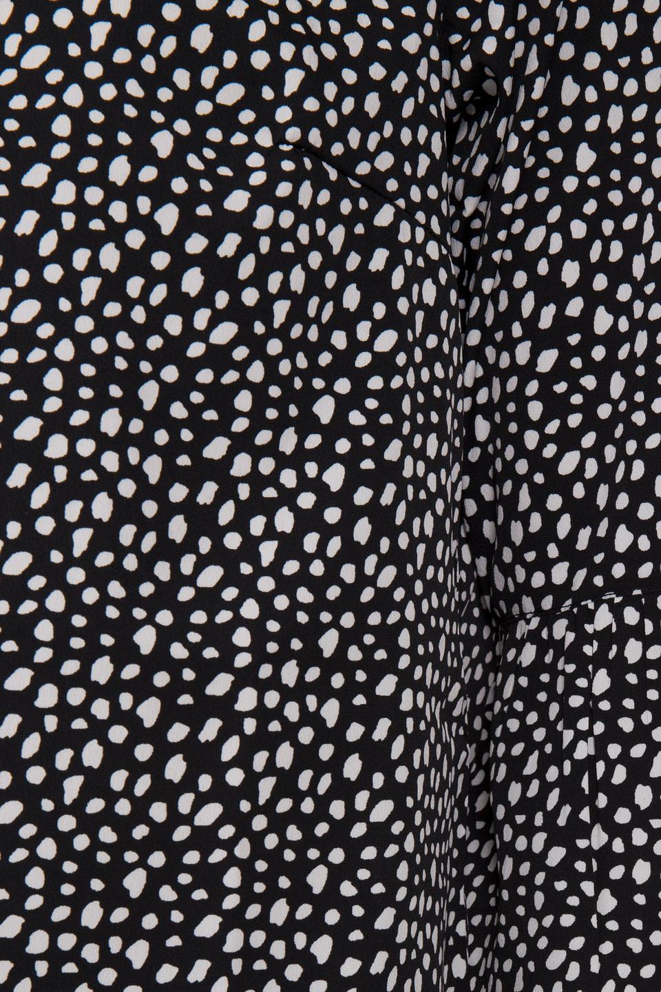 Блуза Tom Tailor в горошек чёрный