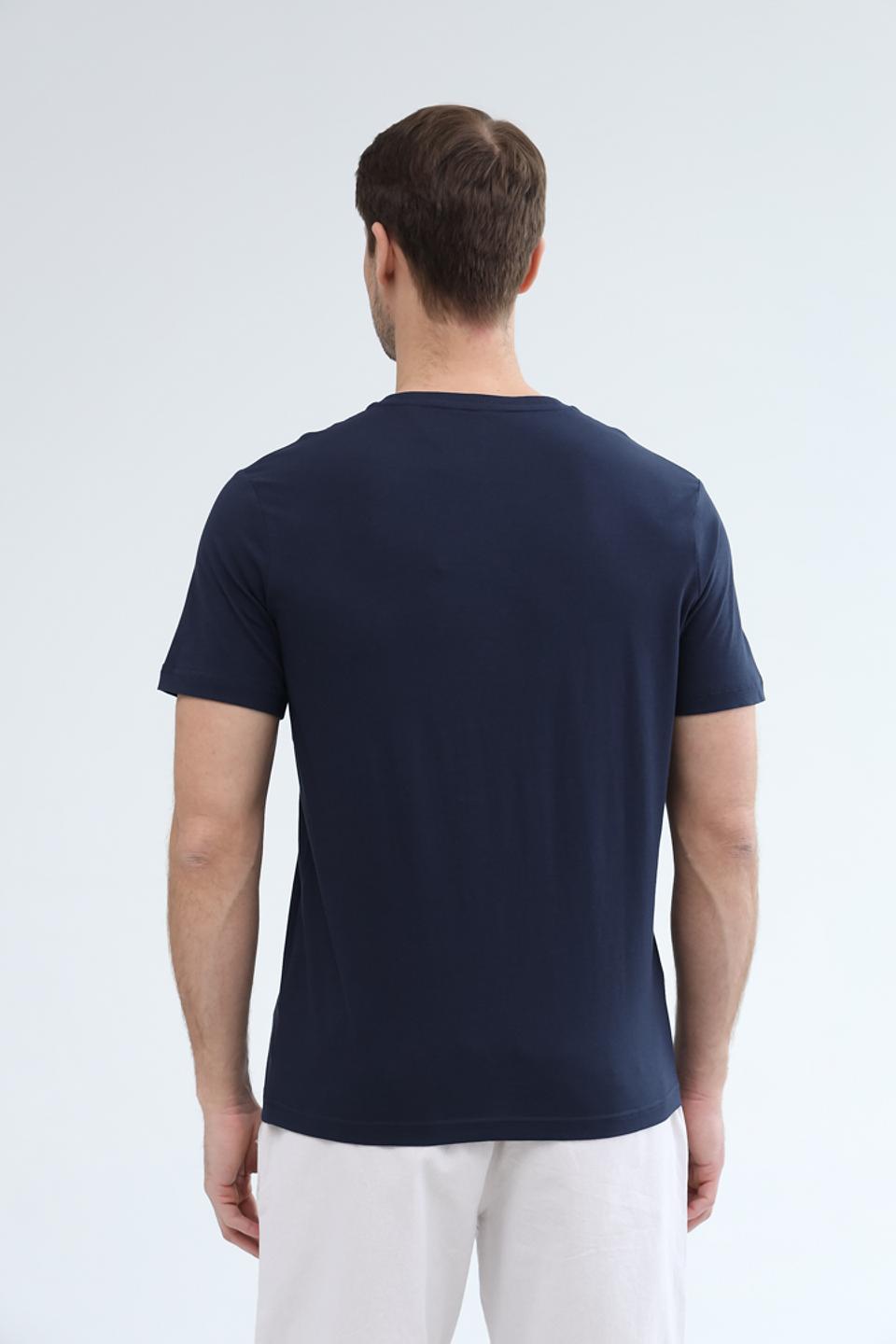 Футболка Lerros с принтом синяя