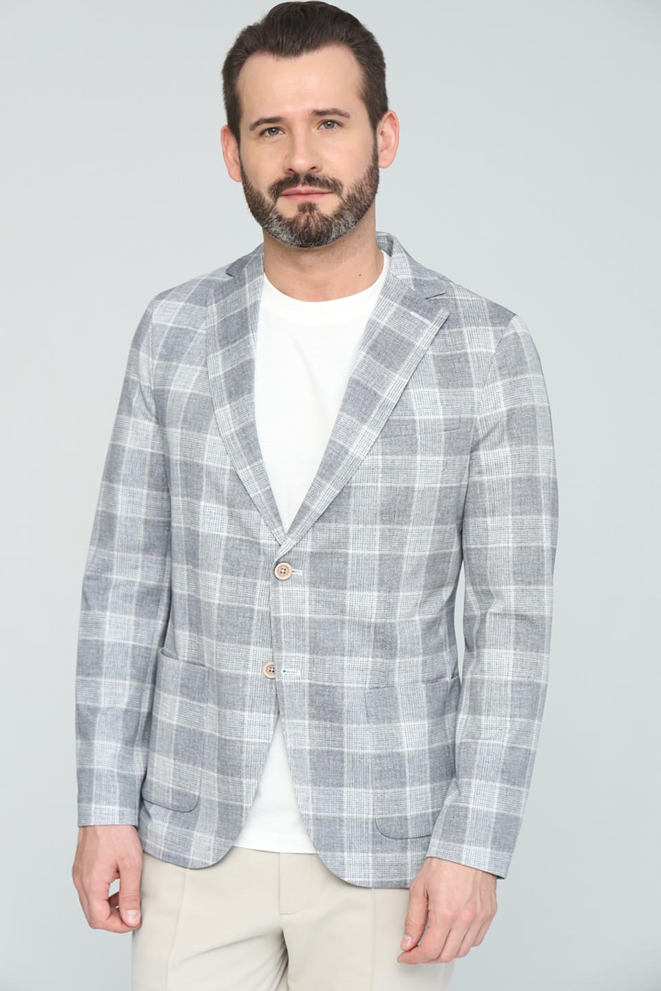 Пиджак Circolo 1901 в клетку серый