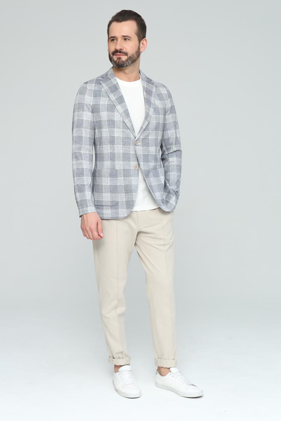 Пиджак Circolo 1901 в клетку серый