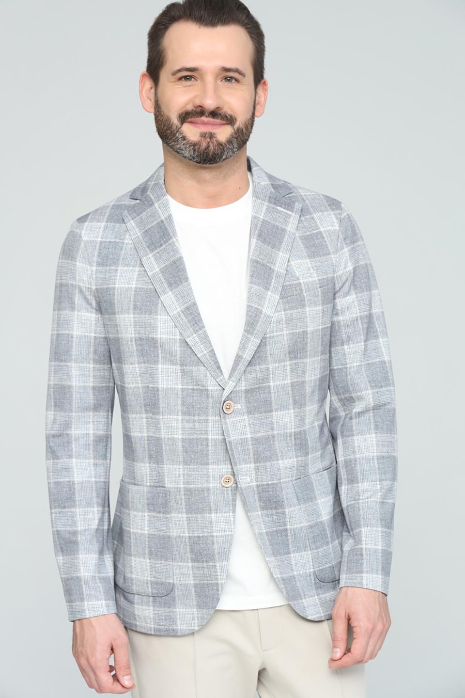 Пиджак Circolo 1901 в клетку серый