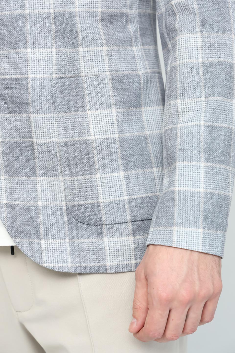Пиджак Circolo 1901 в клетку серый