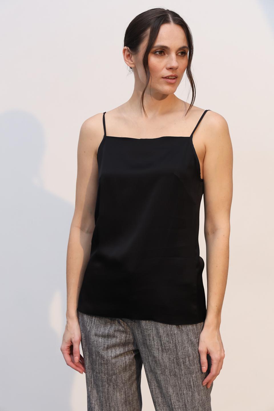 Топ Tricot Chic на бретелях чёрный